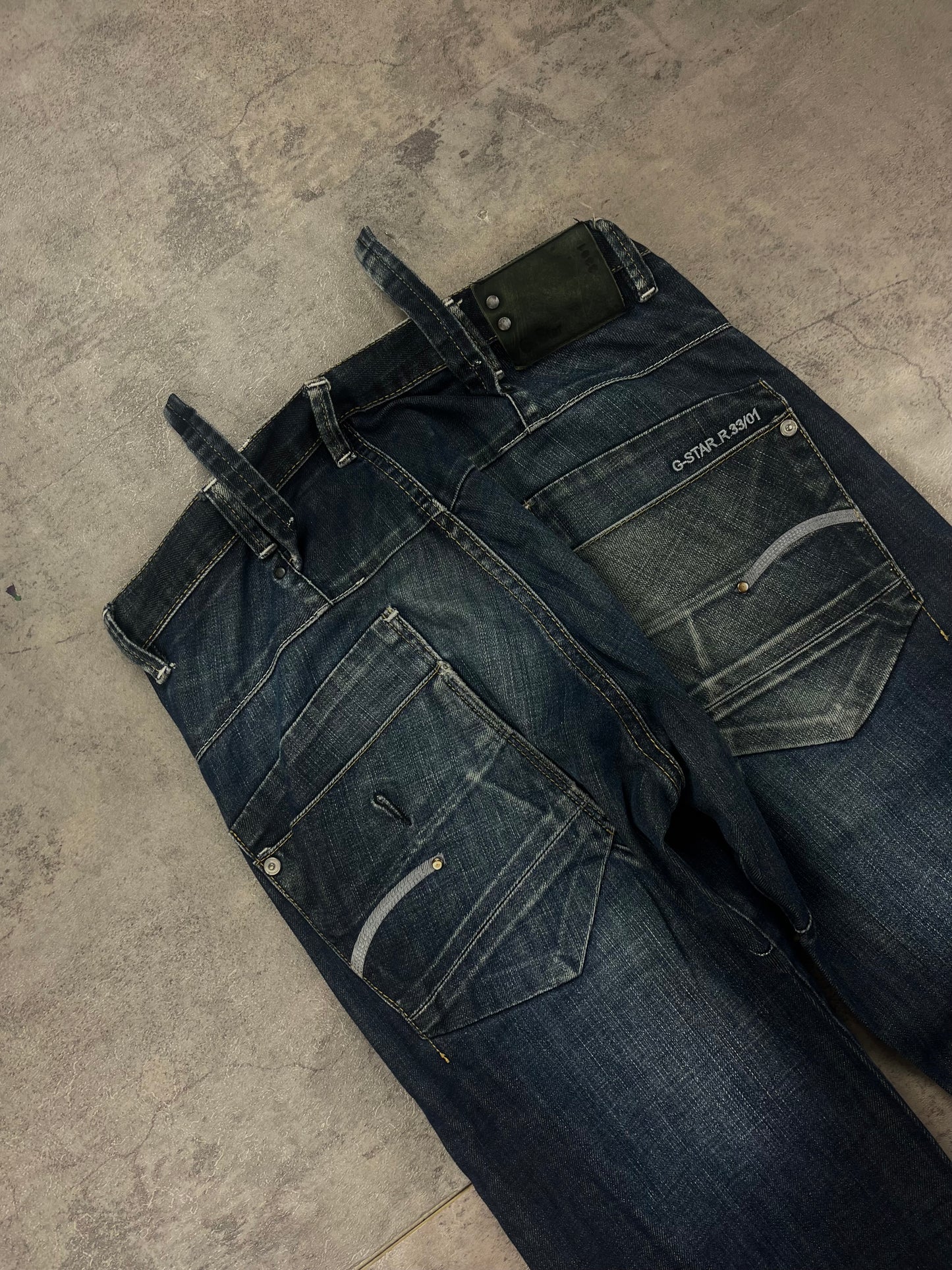 Vintage G-Star RAW Baggy Washed Pasha Style Y2k Jeans