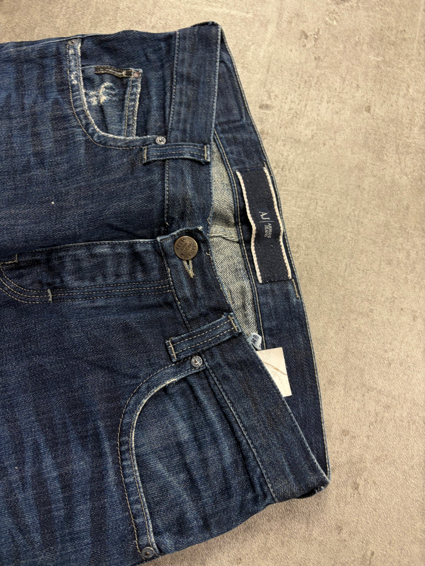 Armani Baggy Jeans Herren Pasha Style Y2K Wide Leg Denim