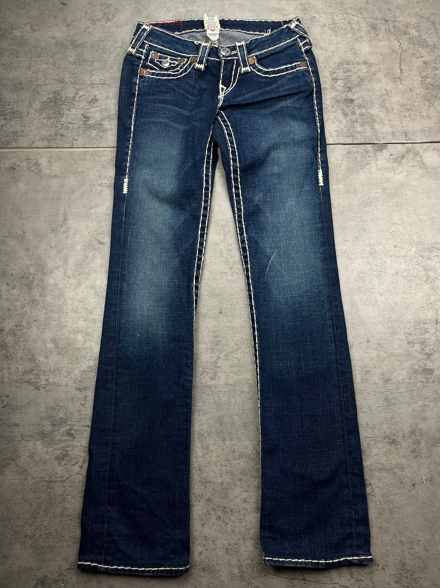 True Religion Low Waist Flared Denim Retro Y2K Bootcut Jeans