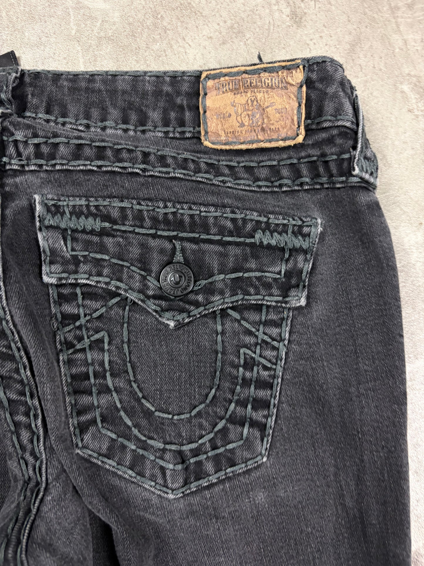 true religion jeans low rise vintage denim