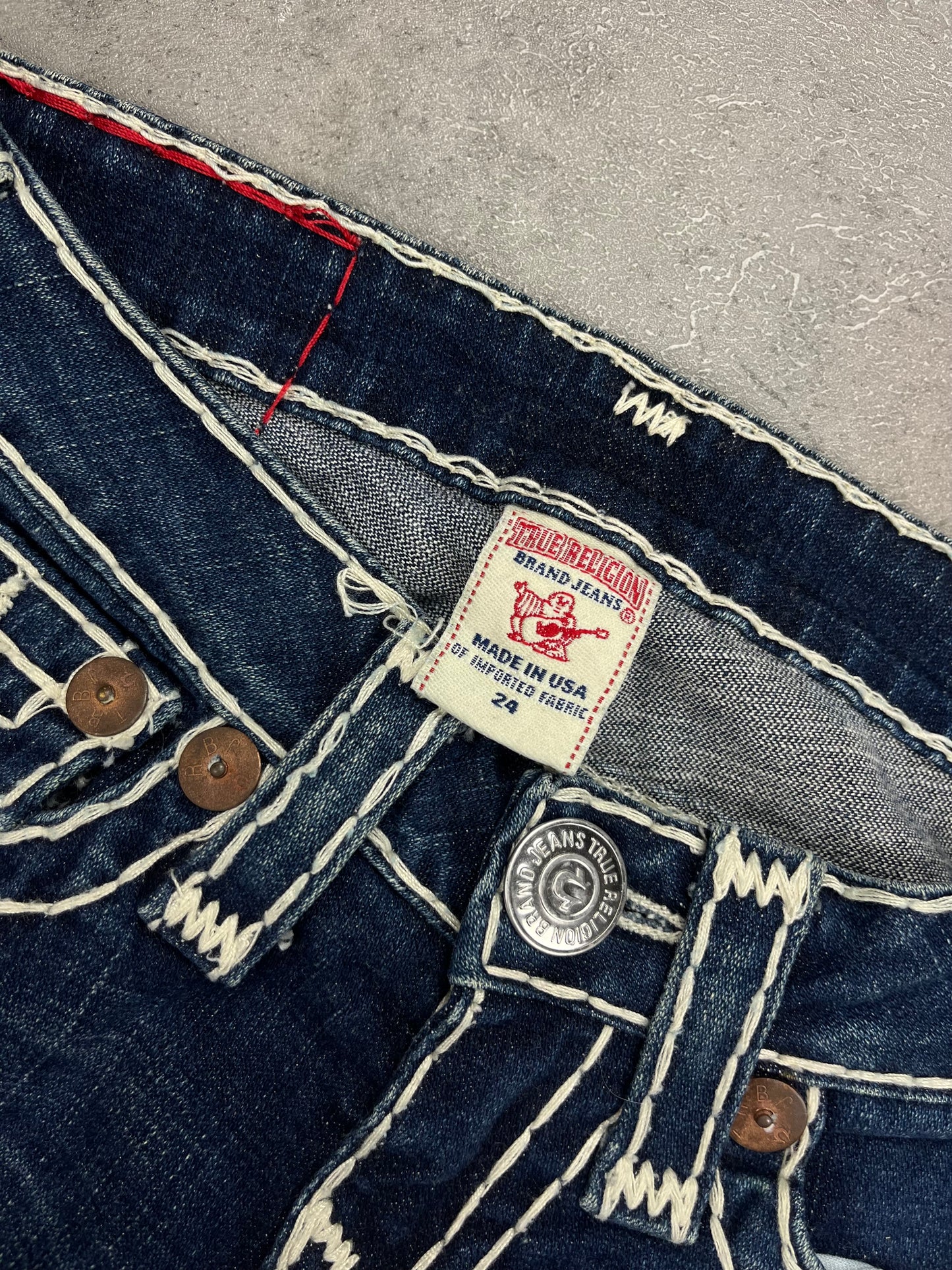 True Religion Low Waist Flared Denim Retro Y2K Bootcut Jeans