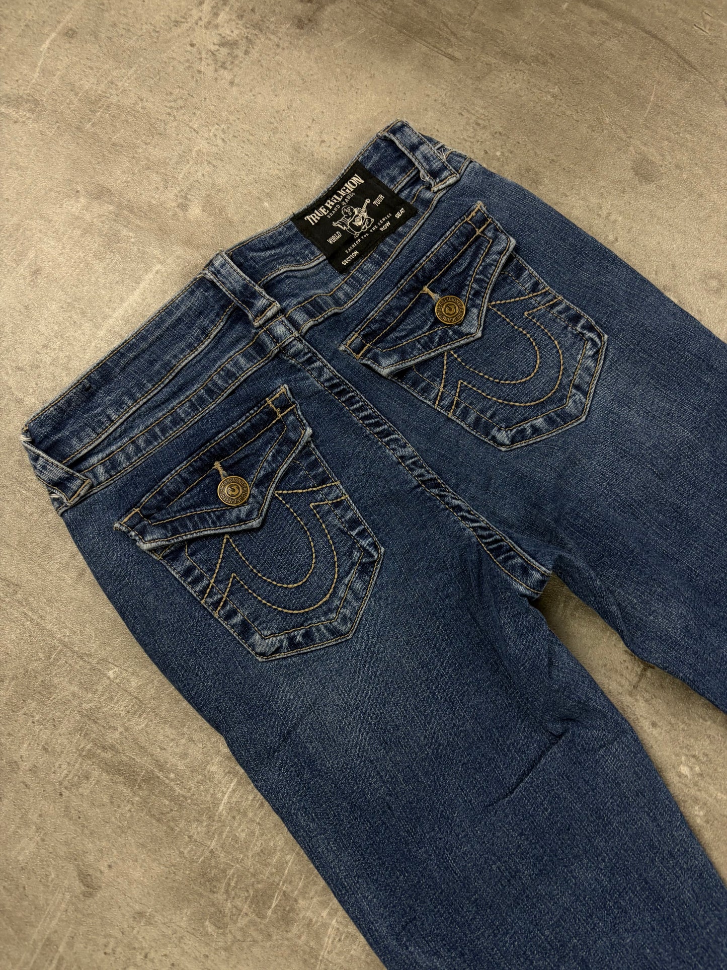True Religion Jeans Low Rise Bootcut Flared