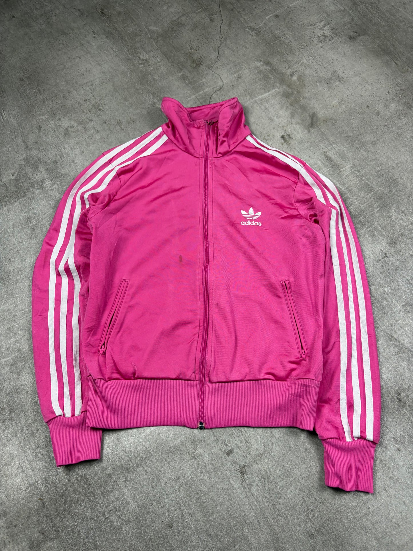 Vintage Adidas Firebird Jacke pink