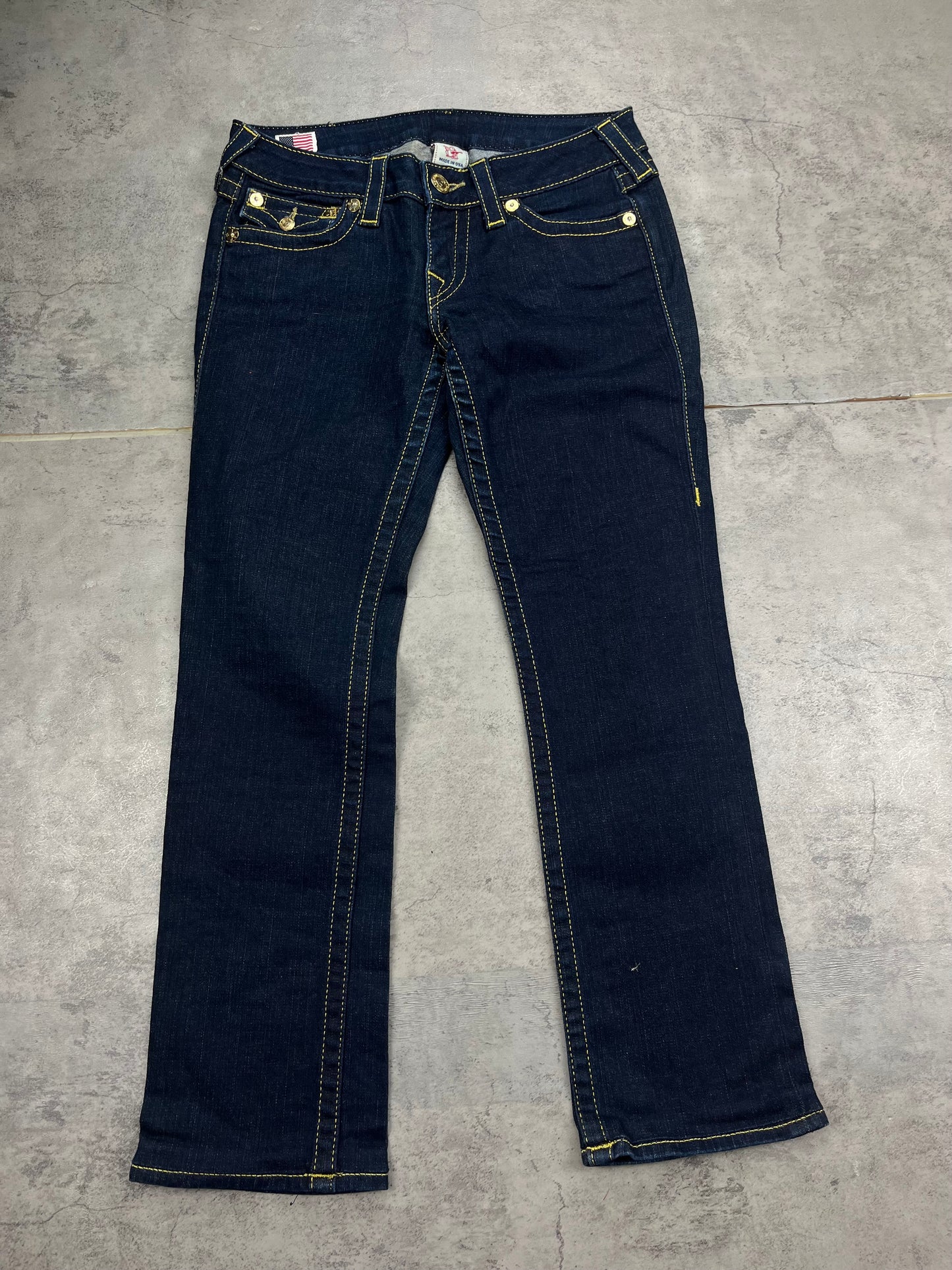 True Religion Y2K Retro Low Waist Bootcut Flared Denim Rare