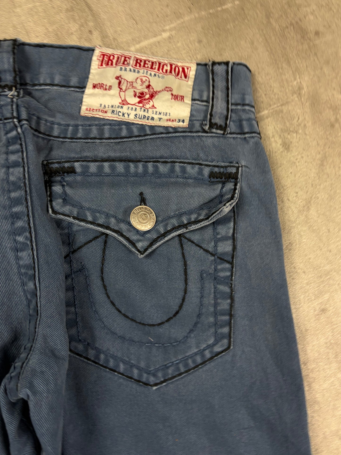 Vintage Y2K True Religion Bootcut Flared Low Waist Jeans