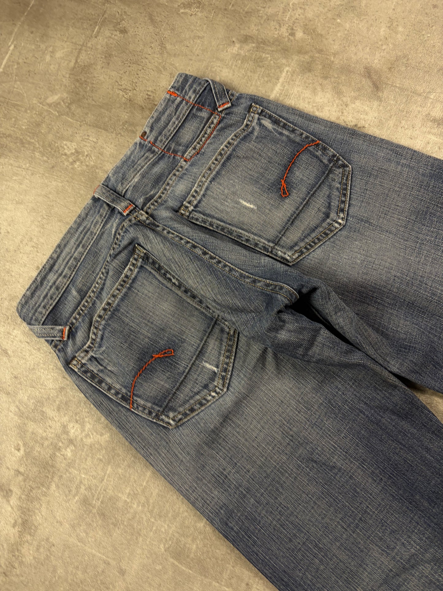 g-star jeans y2k backprint streetwear