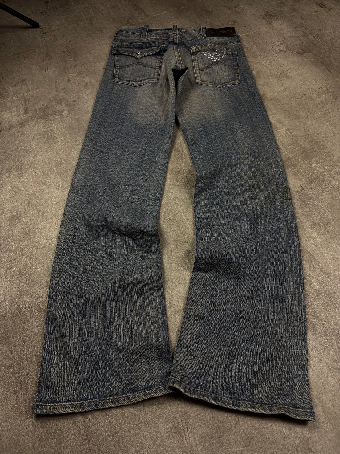 Armani Lowwaist Bootcut Jeans Y2k Vintage Pasha Style