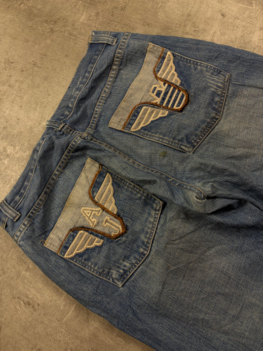 Armani Embroidered Vintage Jeans