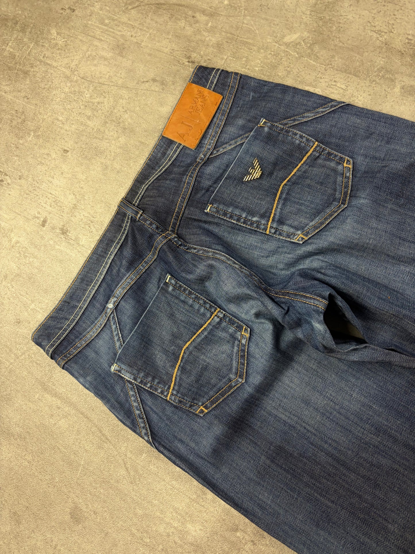Armani Straight Fit Baggy Jeans Pasha Style