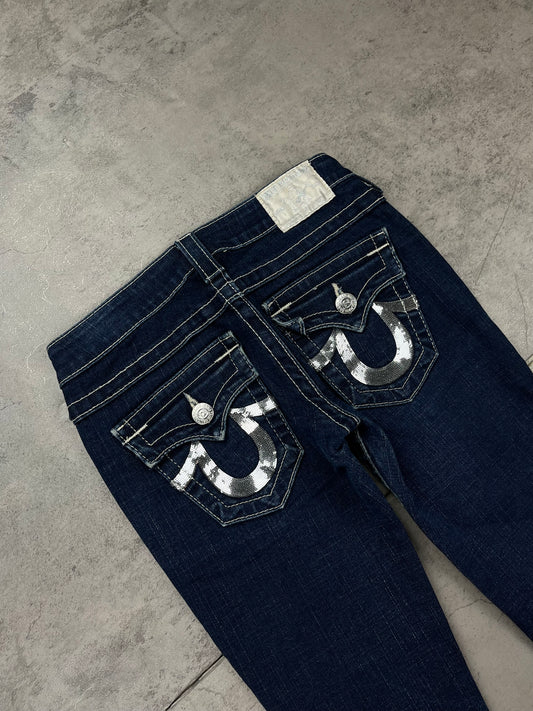 Vintage True Religion Glitzer Lowwaist Y2k Jeans
