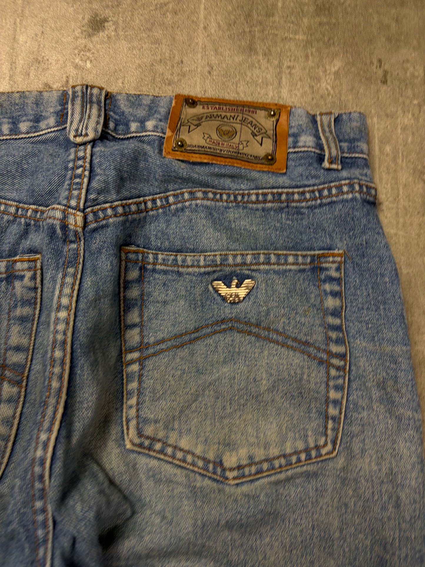 Armani Vintage Y2k Baggy Jeans Pasha Style