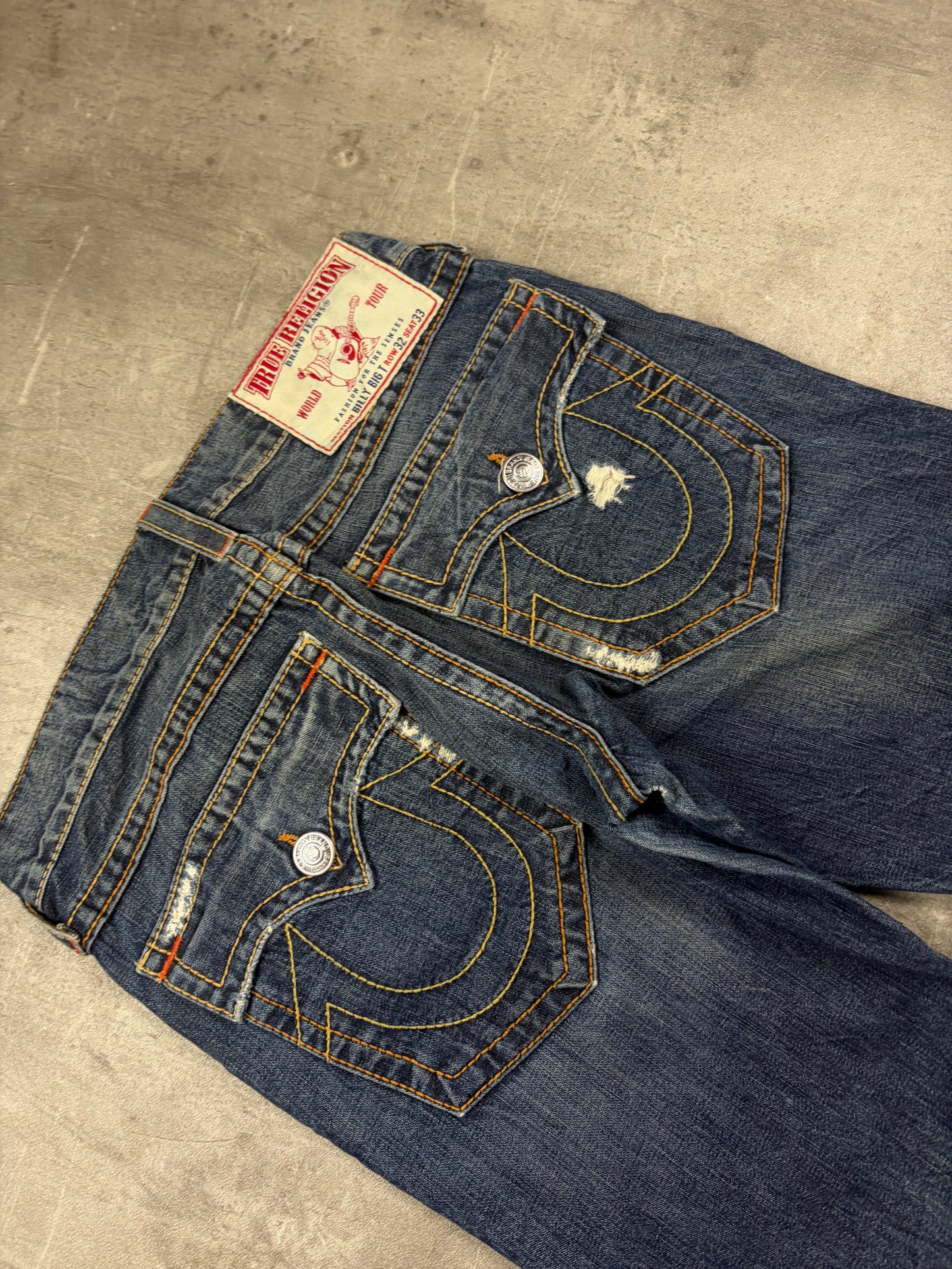 True Religion Baggy Pasha Style Jeans