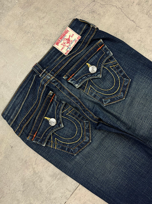 Vintage Bootcut True Religion Flared Y2k Jeans Lowwaist