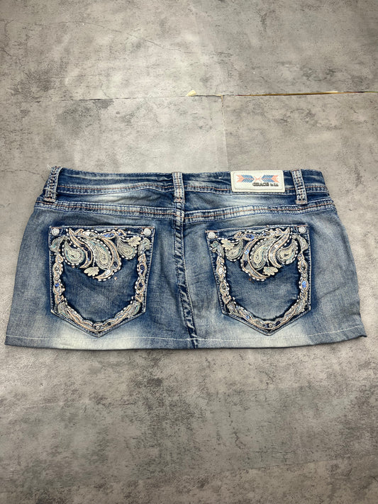 Mini Grace in LA vintage Y2k Jeans Rock