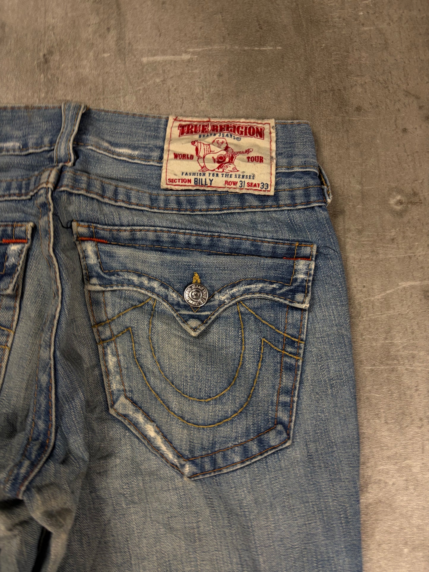 Rare Vintage True Religion Loose Fit Baggy Denim Pasha Jeans Pasha Style