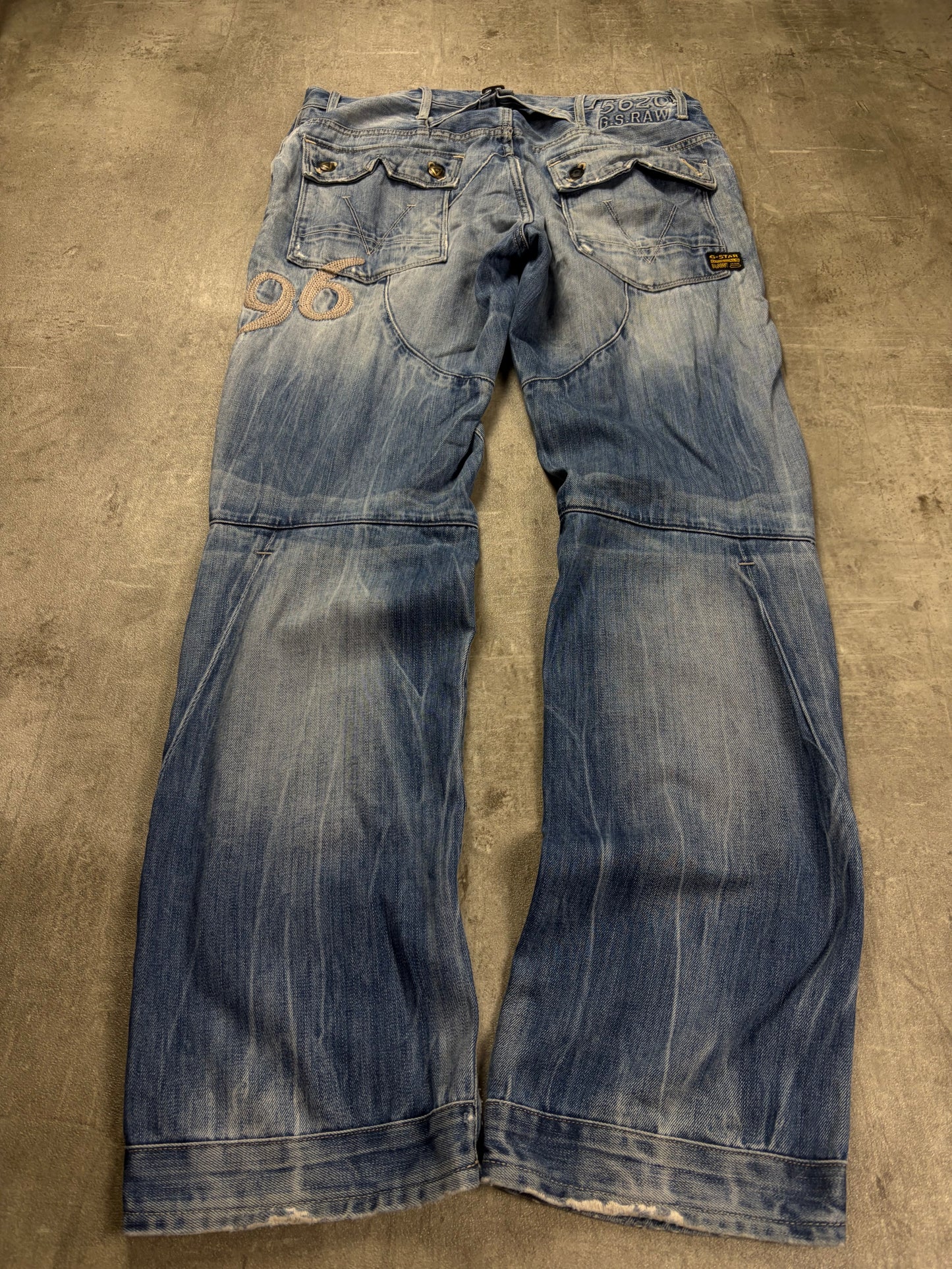 G-star RAW Y2k Embroidered Washed Denim Pasha Style