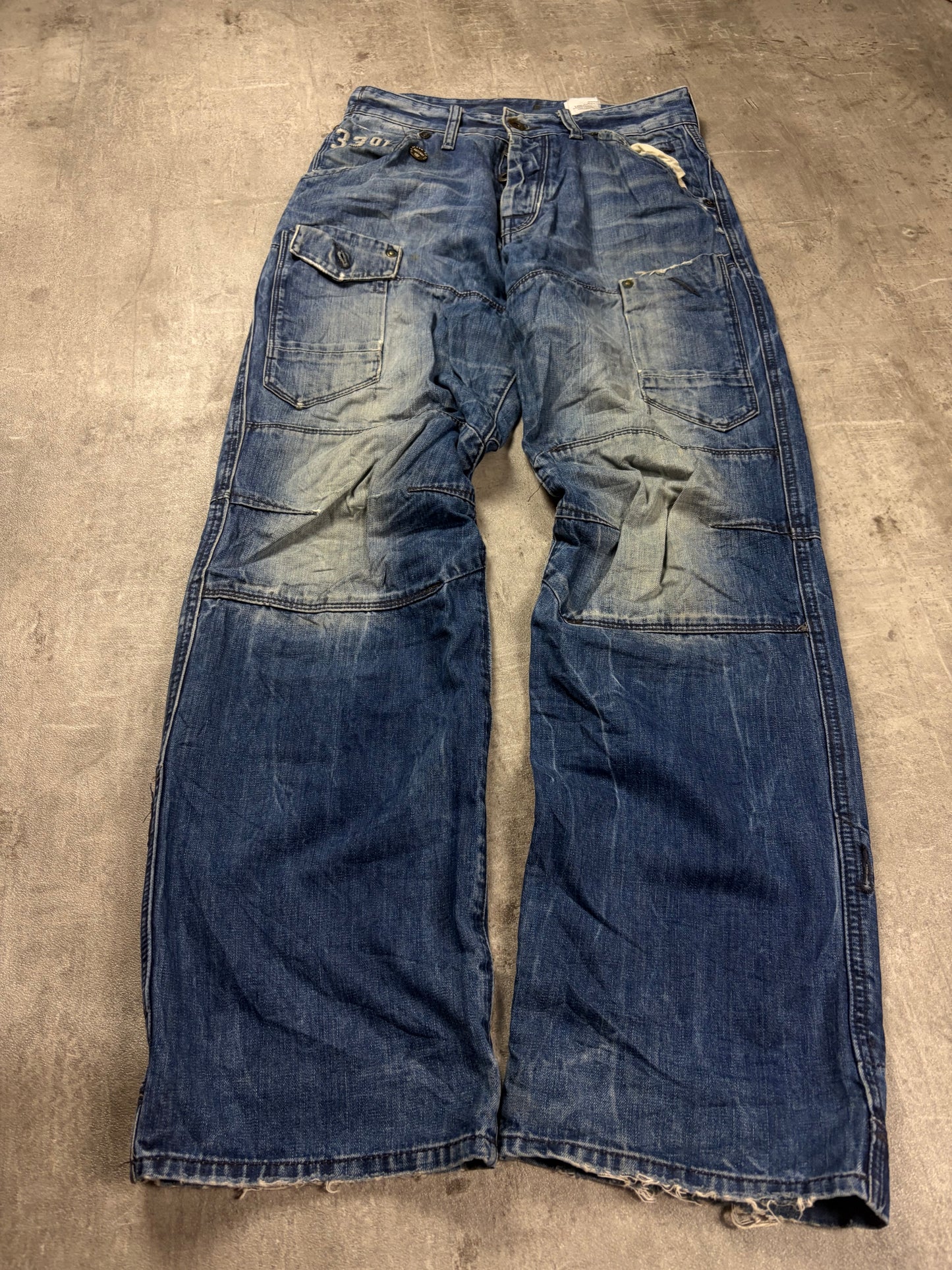 G star embroidered Y2k Baggy Jeans Pasha Style