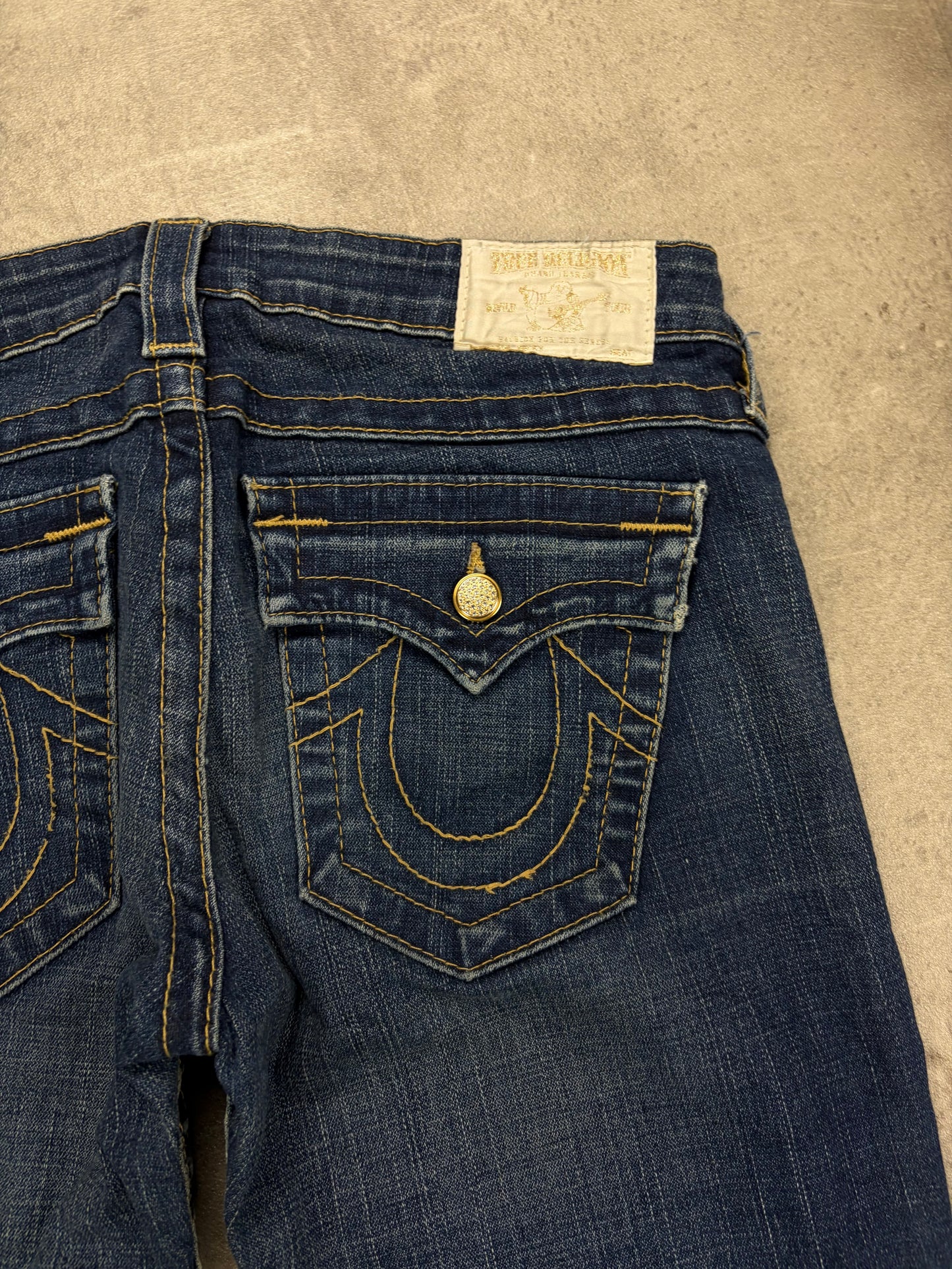 True Religion Jeans Low Waist Bootcut Vintage