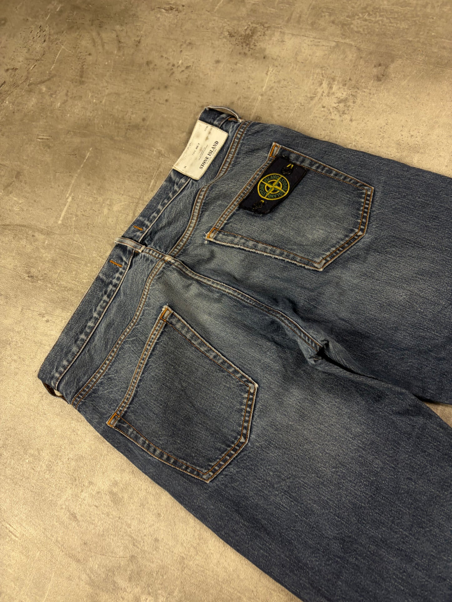 Stone Island Straight fit Vintage Denim