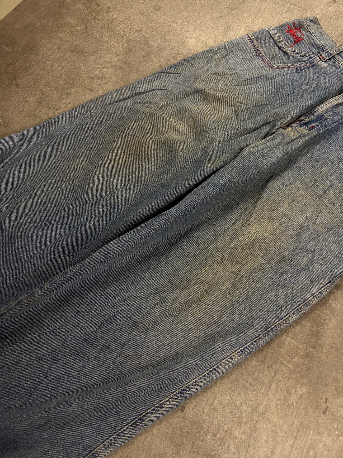 Stuss Y2k Baggy Hip HOP Jeans wie JNCO