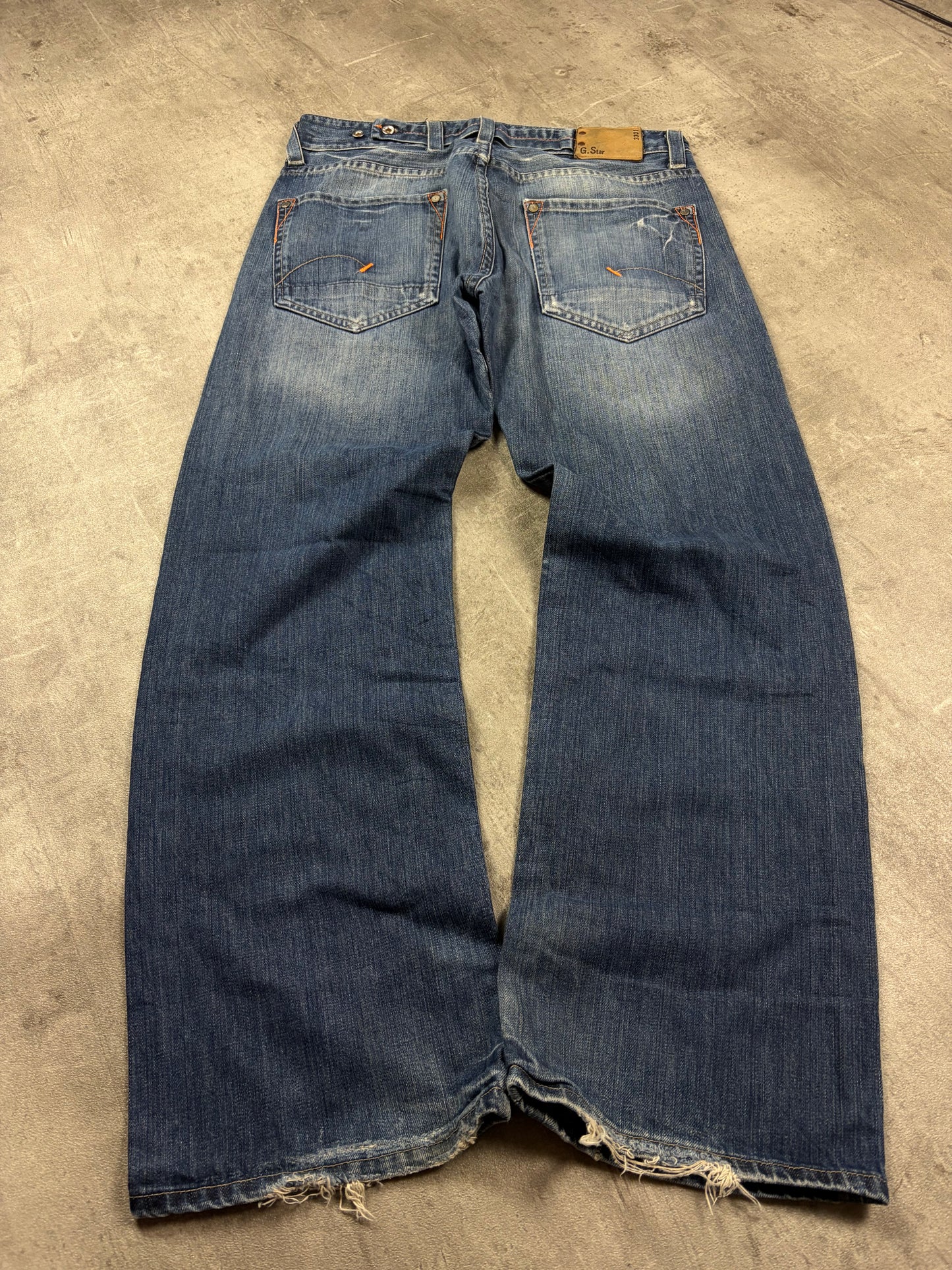 Vintage G-Star Embroidered Armani Baggy Jeans