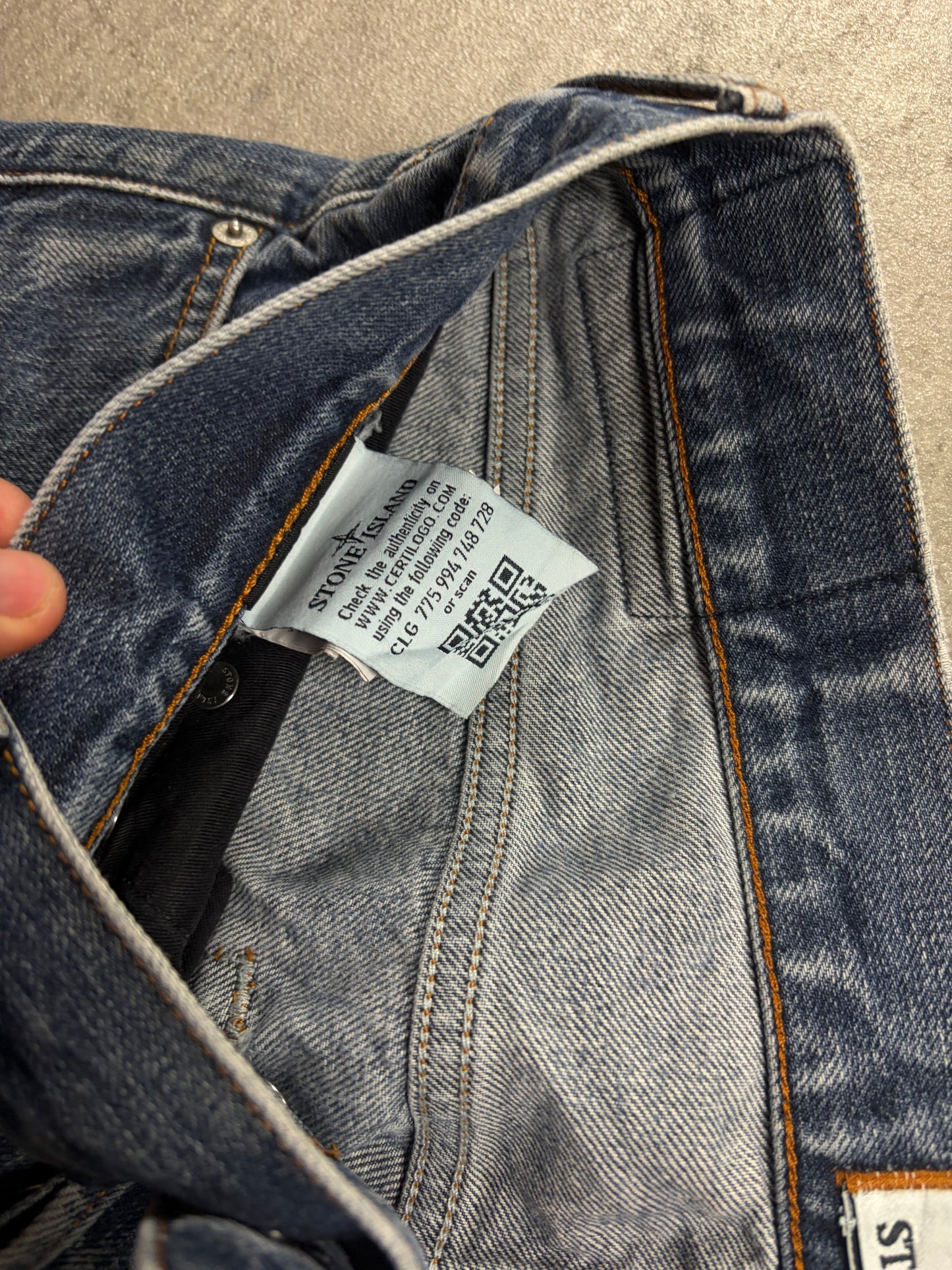 Stone Island Straight fit Vintage Denim