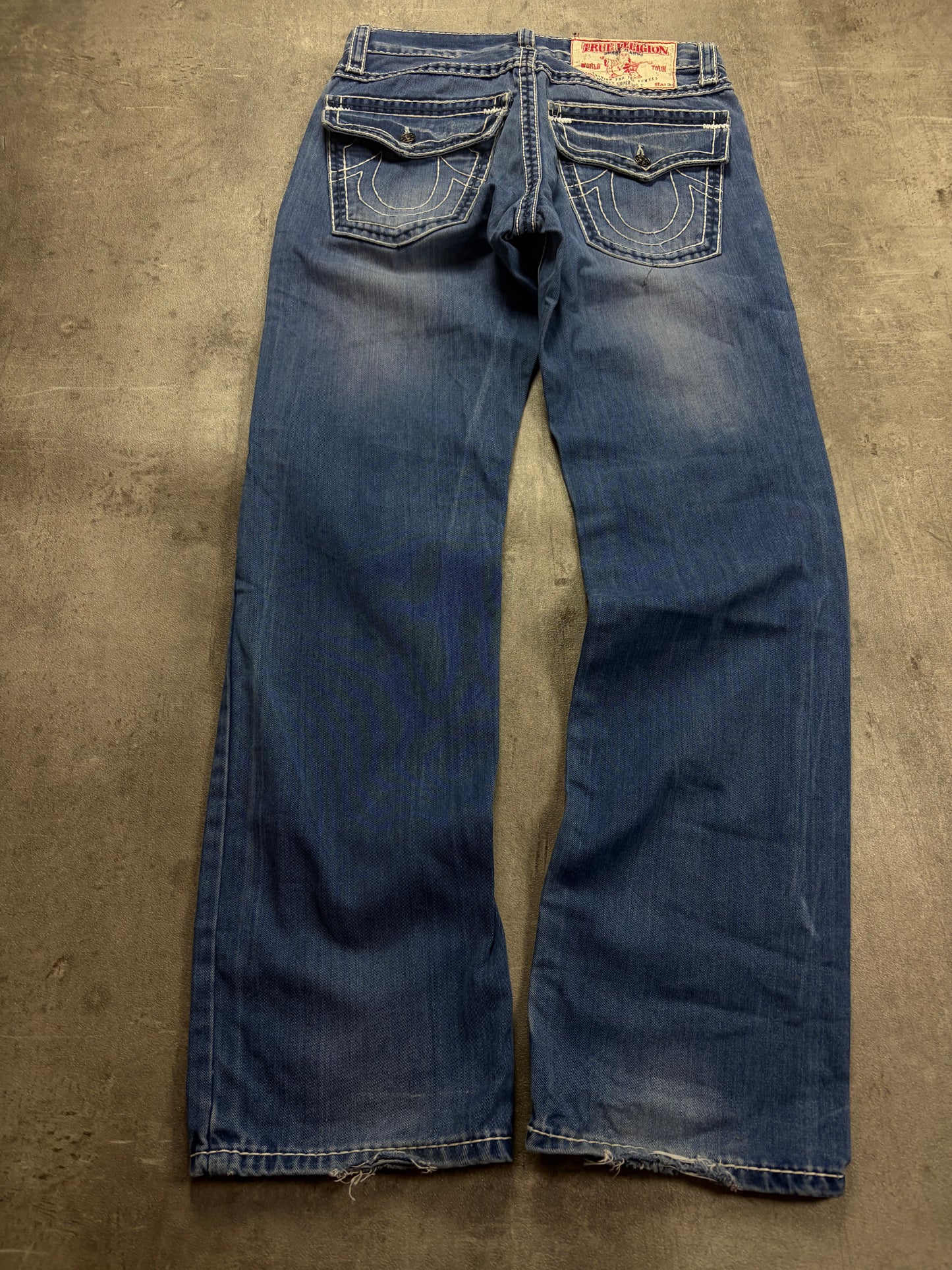 Y2K Vintage True Religion Baggy Denim Jeans Pasha Style