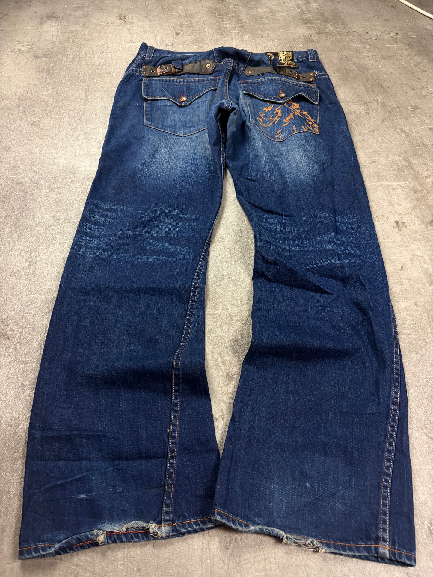 Japanese Washed Y2k denim Pasha Style