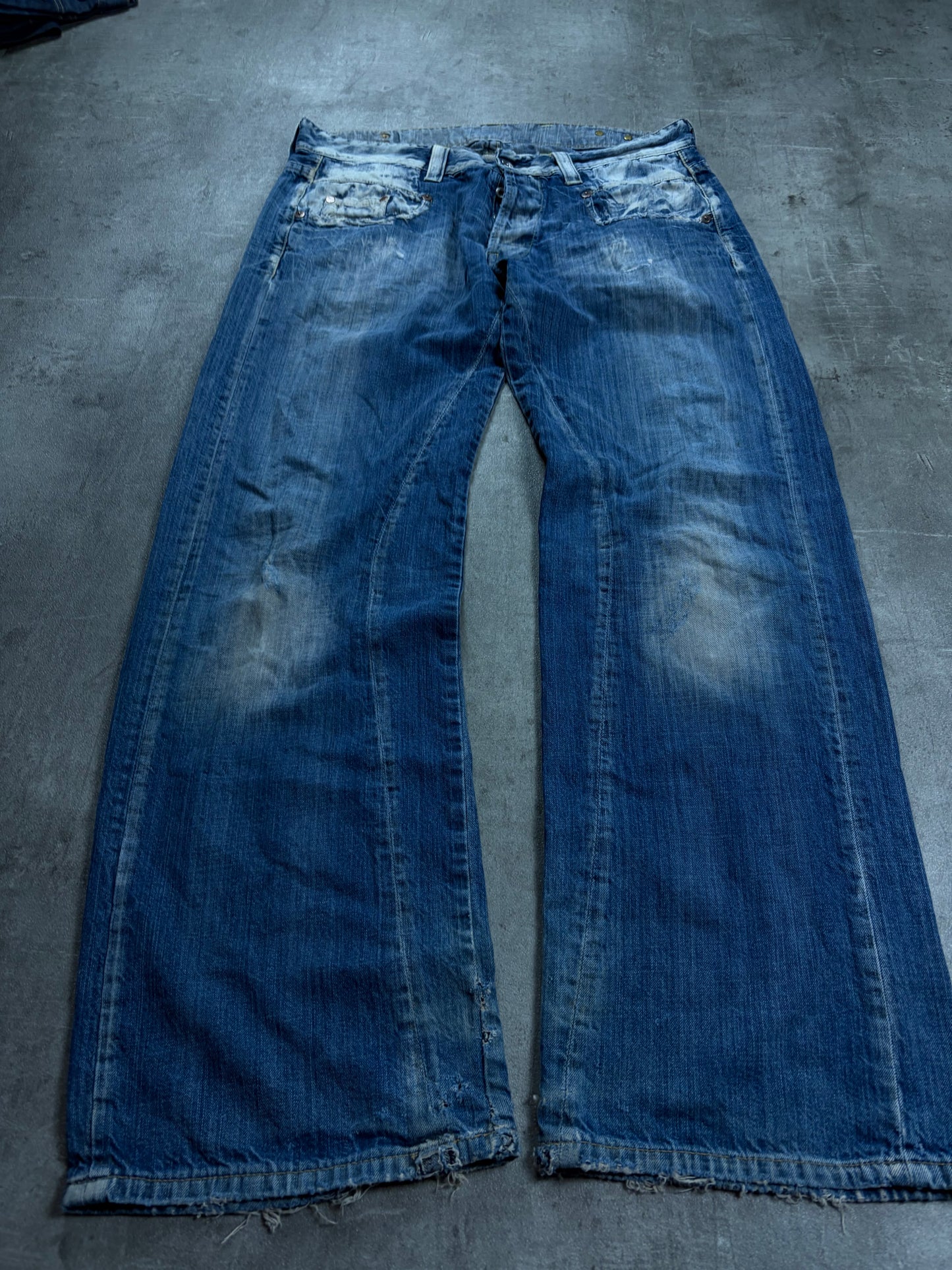 Vintage G-Star Embroidered Armani Baggy Jeans