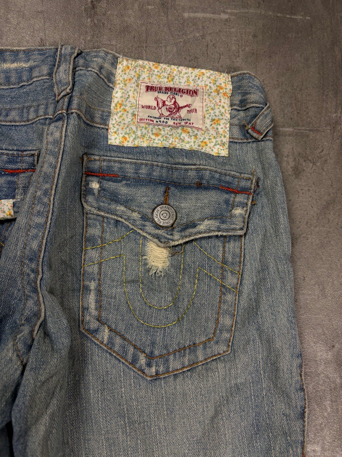 true religion jeans vintage flared low waist