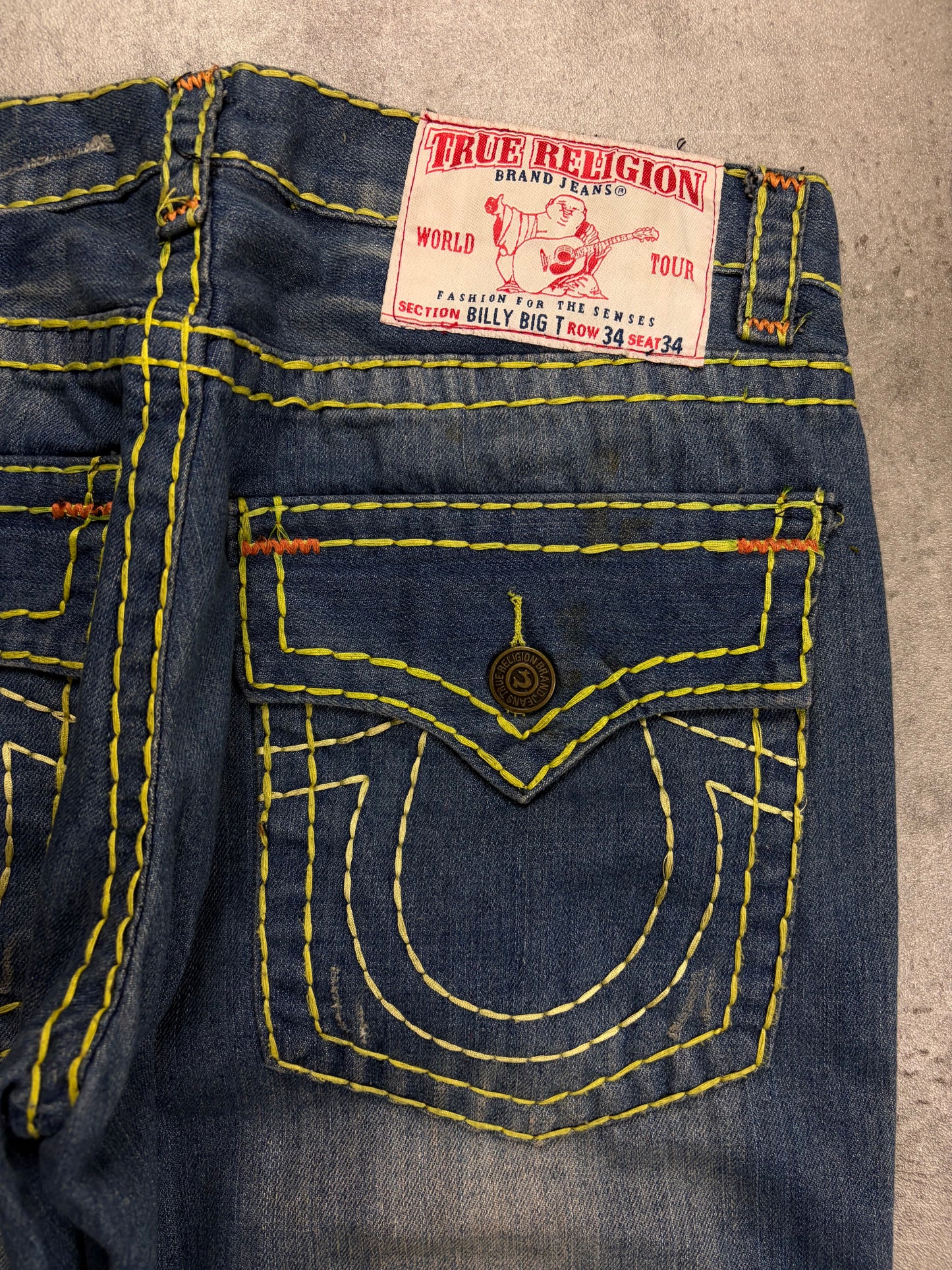 True Religion Jeans Herren Denim Streetwear