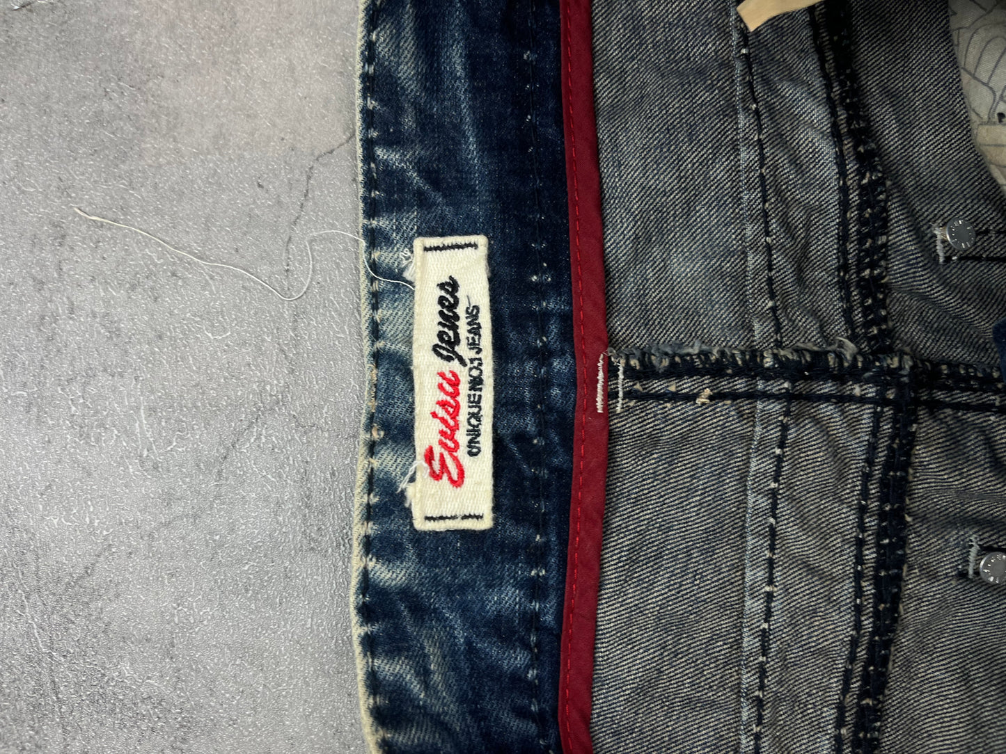 Vintage Evisu Japanese Slevedge Denim Straight Jeans