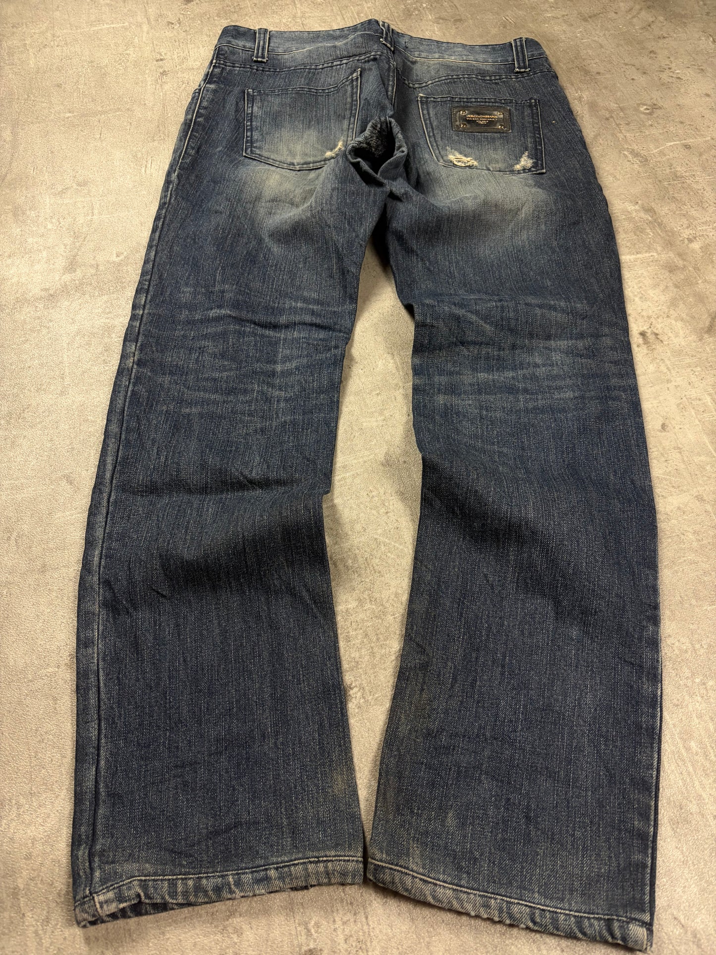 Rare Dolce & Gabbana Y2k Straight Fit Jeans Pasha Style