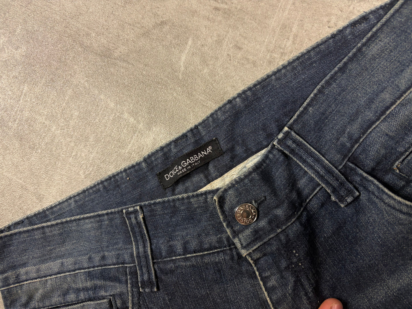 Rare Dolce & Gabbana Y2k Straight Fit Jeans Pasha Style