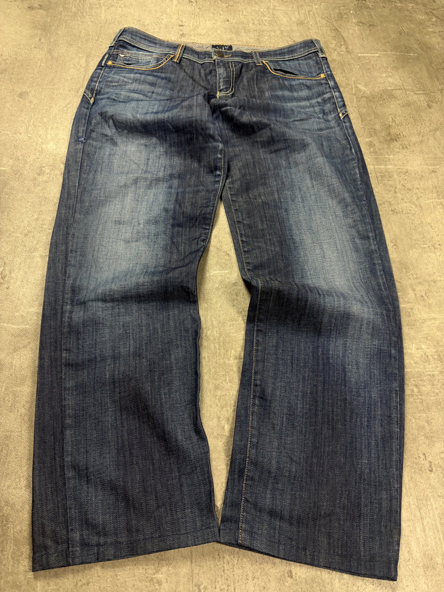 Armani Straight Fit Baggy Jeans Pasha Style