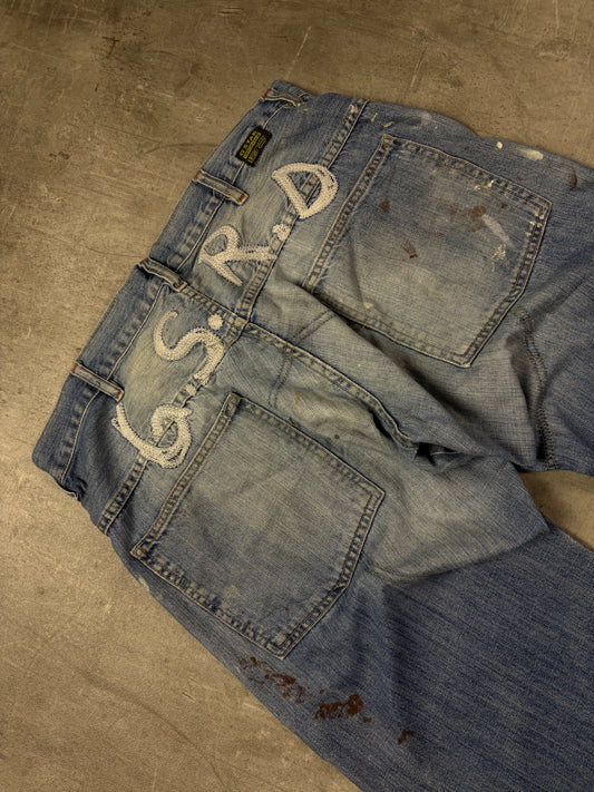 G star embroidered Y2k Vintage Jeans Pasha Style