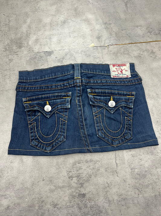Vintage Mini Y2k True Religion Jeans Rock