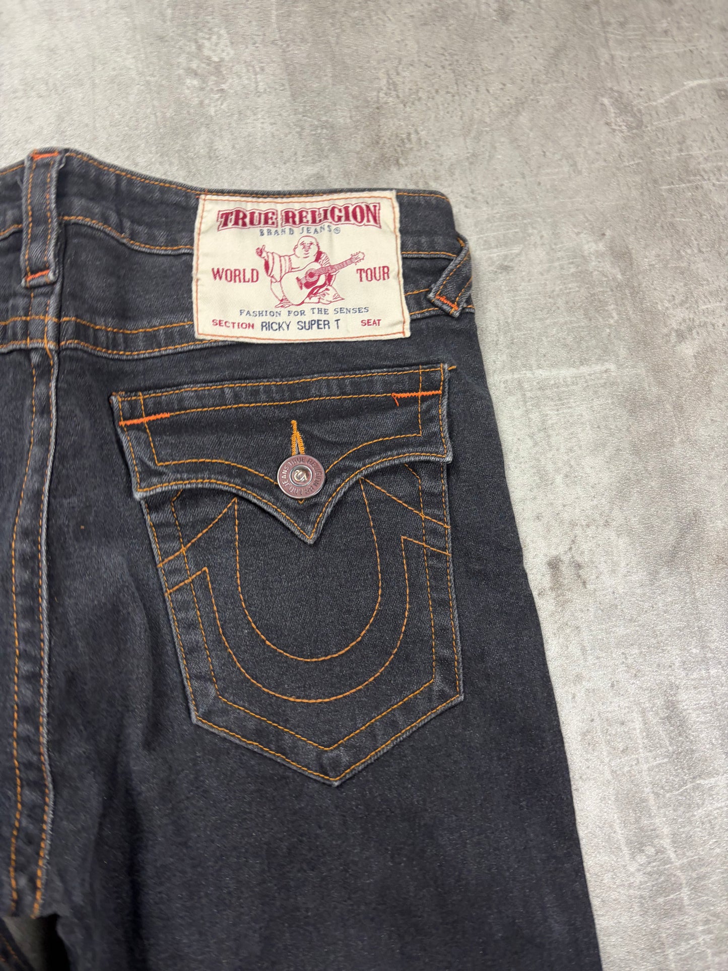 True Religion Baggy Flared Jeans Y2K
