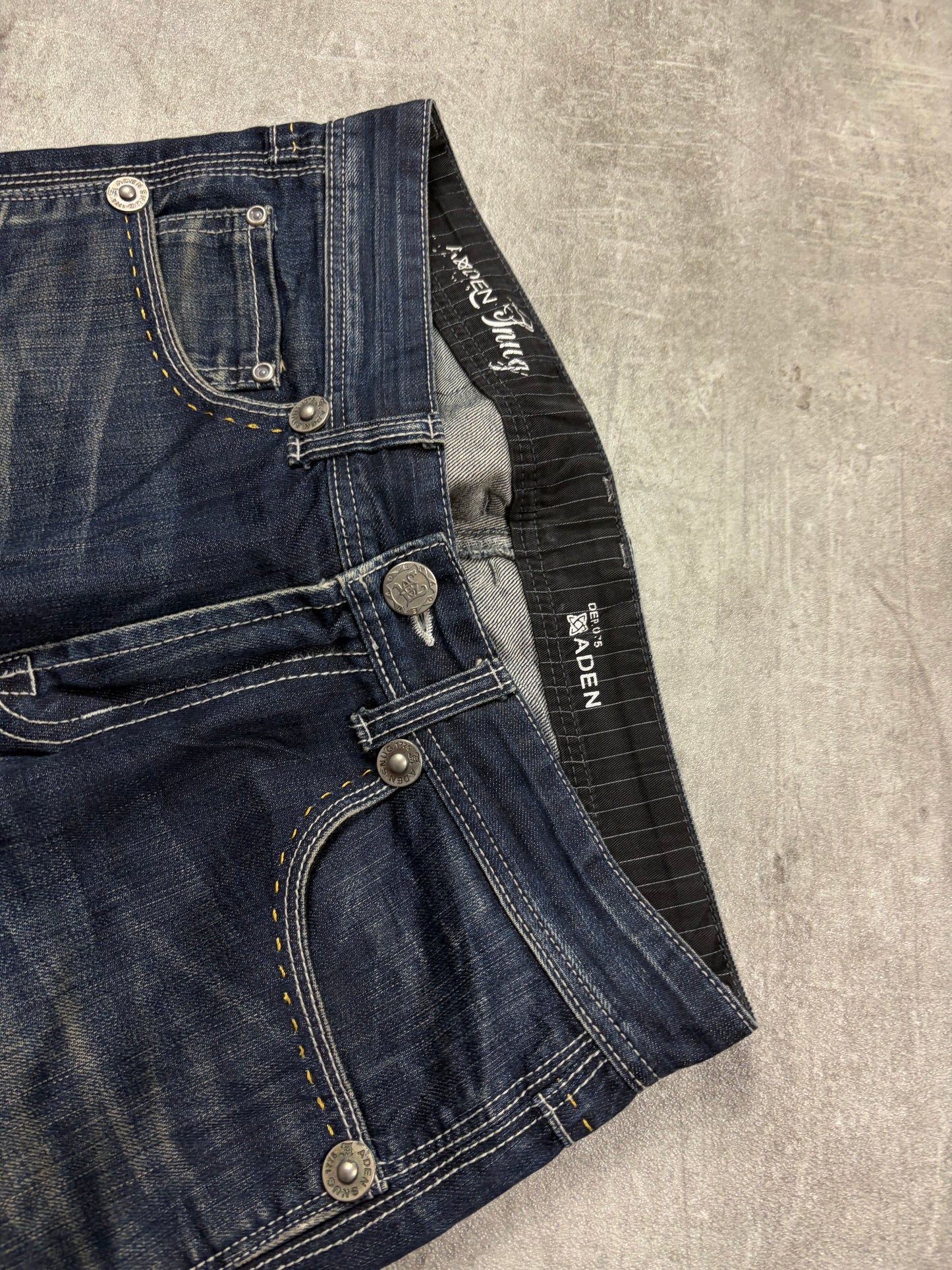 Vintage Japanese Aden Y2k Pasha Style Denim