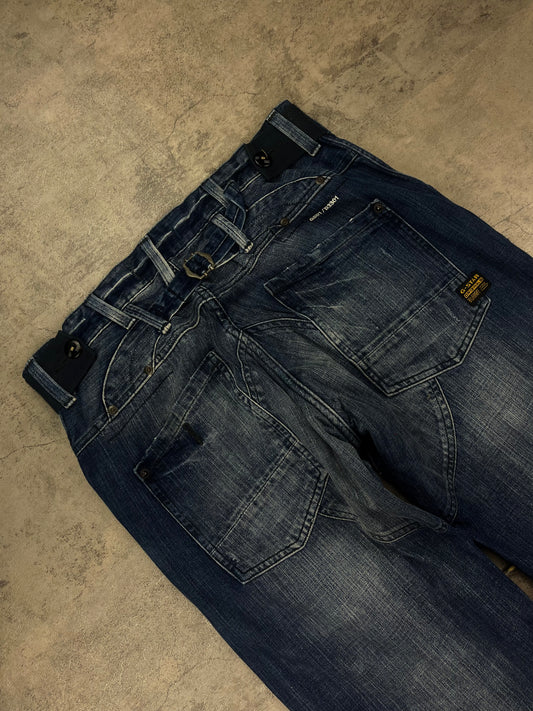 Vintage G-Star RAW Baggy Washed Y2k Pasha Style Jeans