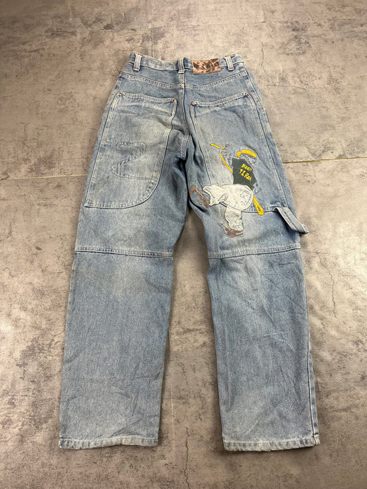 Vintage Y2k Akademiks Baggy Jeans W28