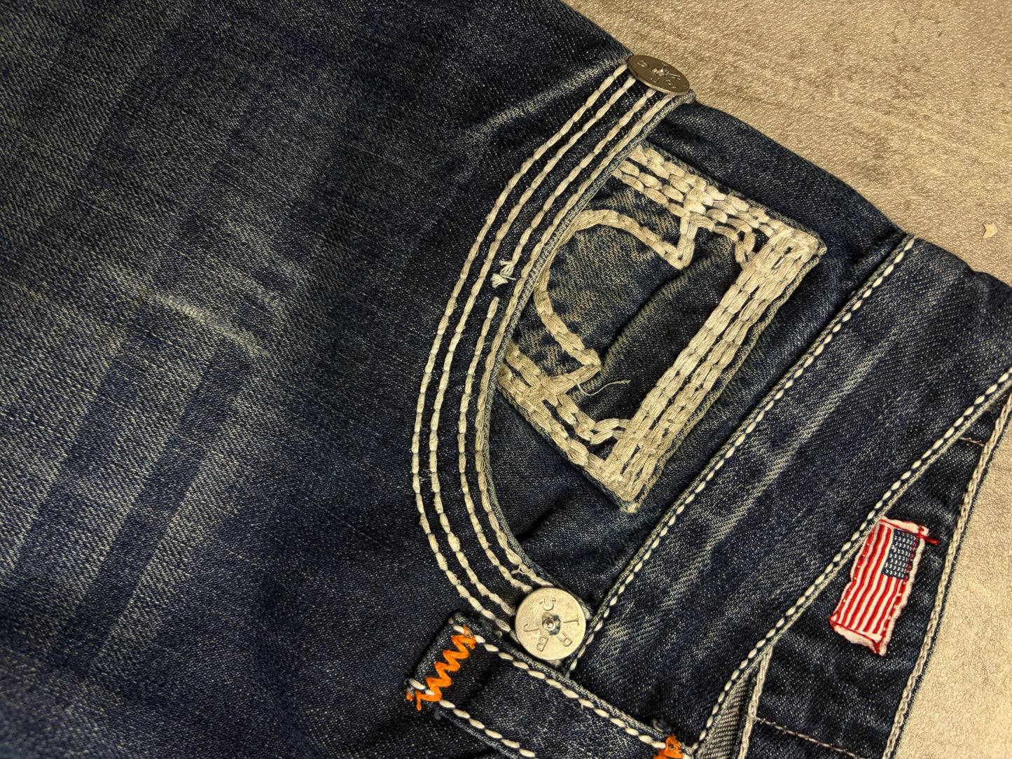 True Religion Jeans Y2K Herren Baggy