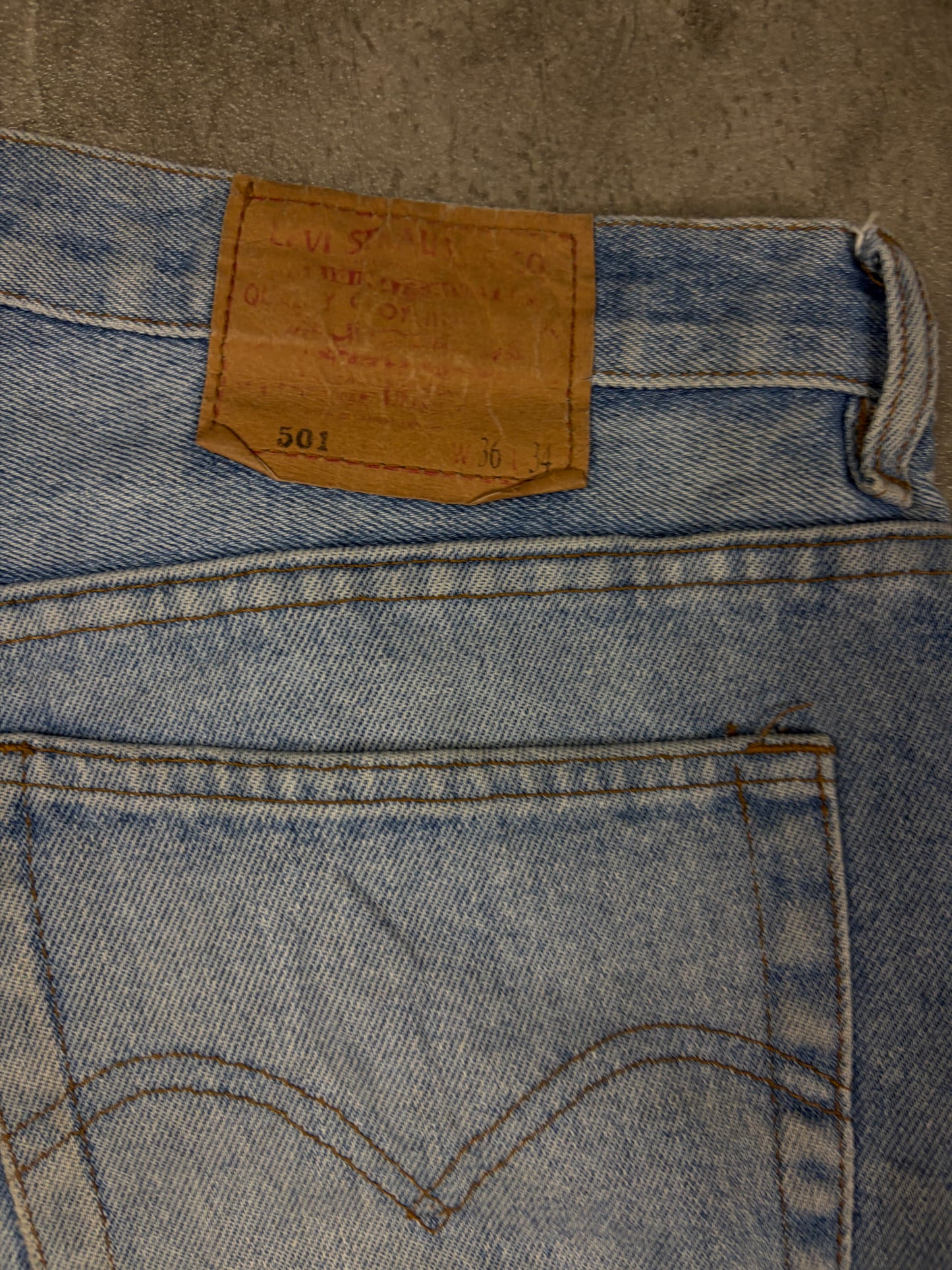 Levis 501 Straight Bootcut Jeans Herren Streetwear Fit