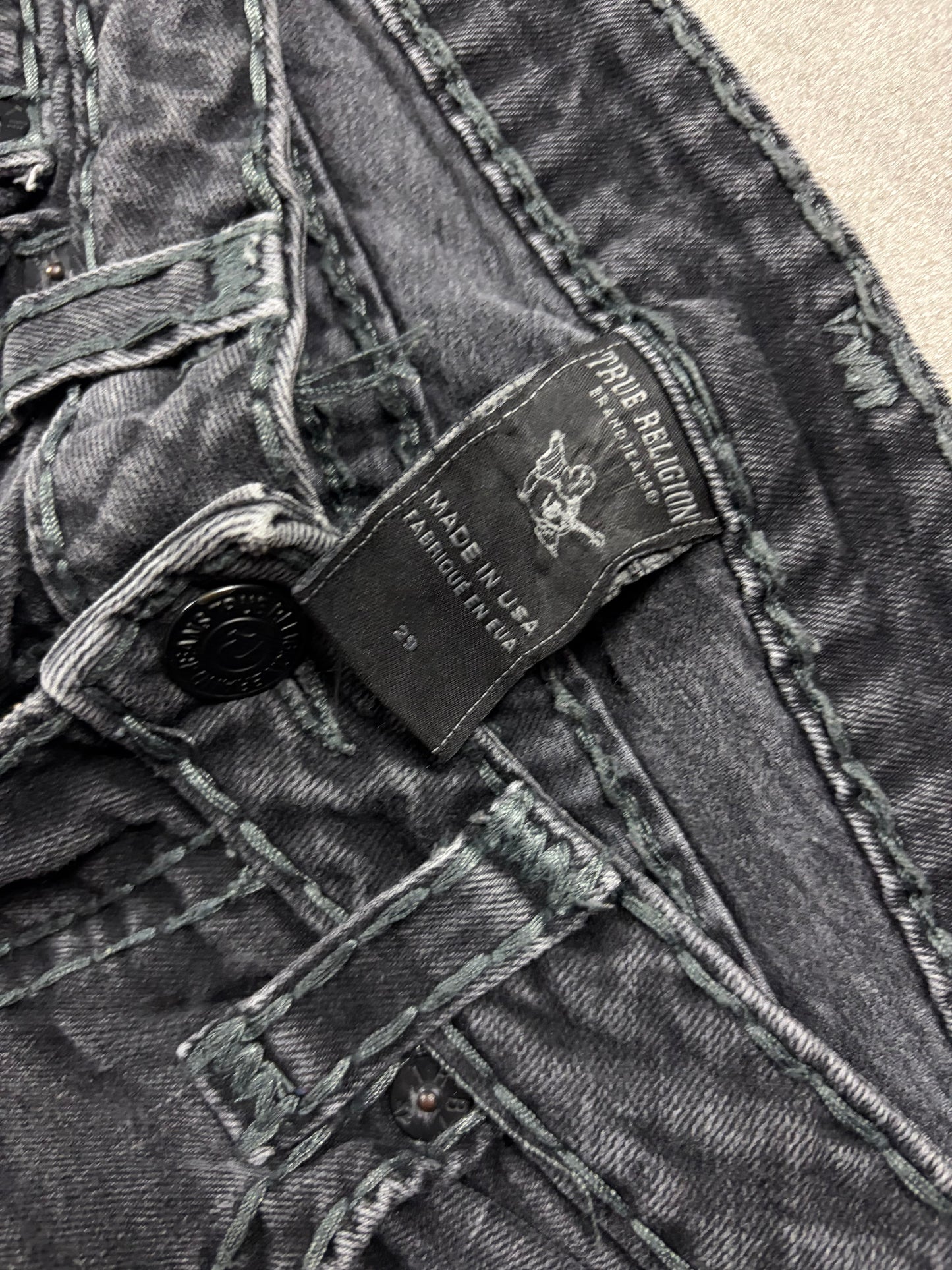 true religion jeans low rise vintage denim