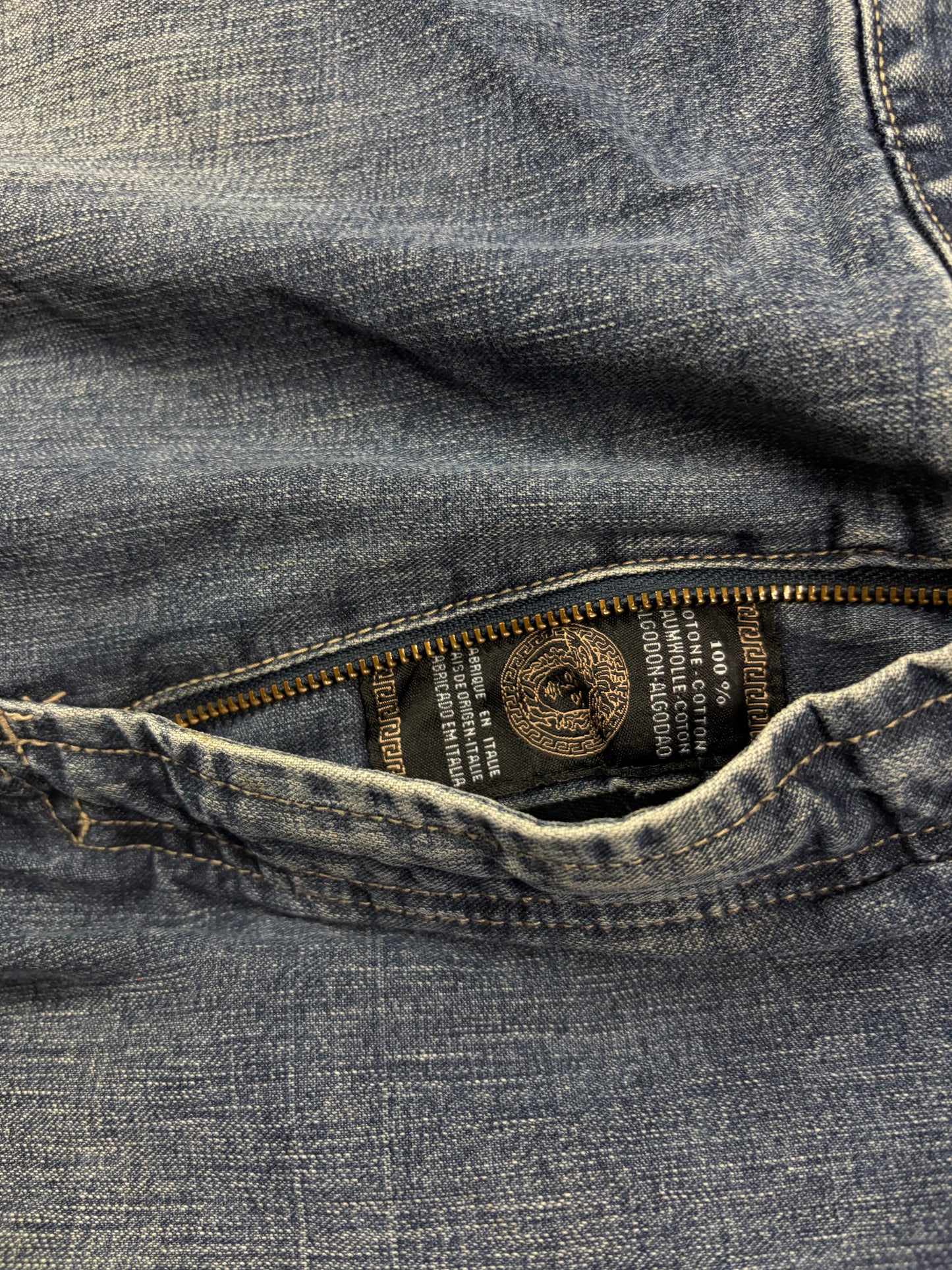 Versace Vintage Rare Baggy Jeans Pasha Style