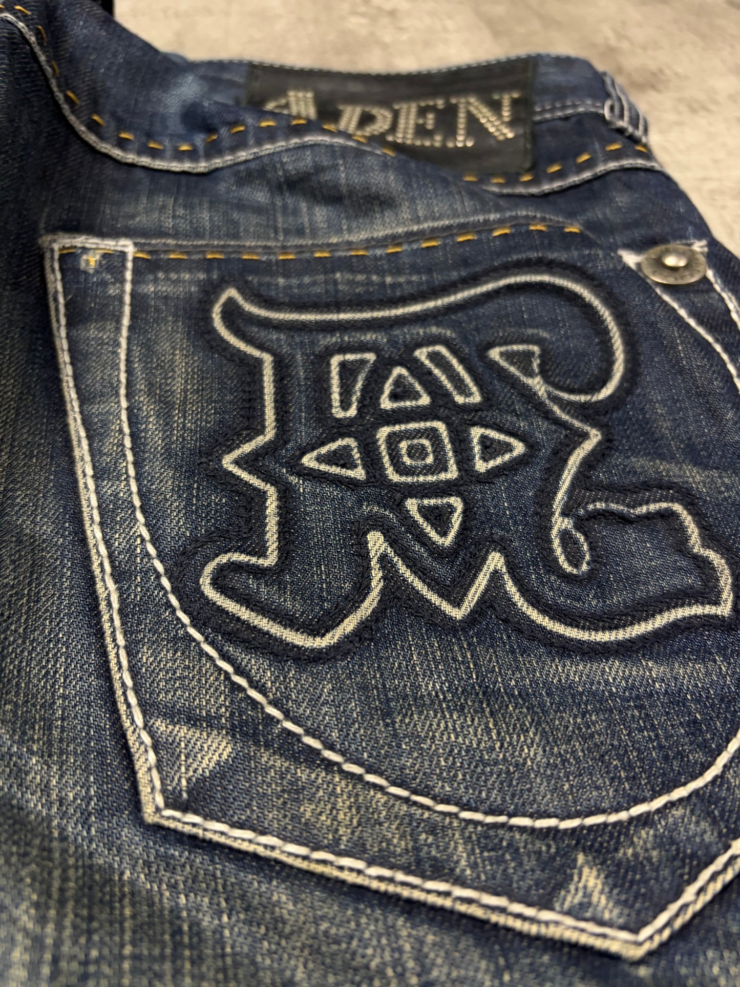 Vintage Japanese Aden Y2k Pasha Style Denim