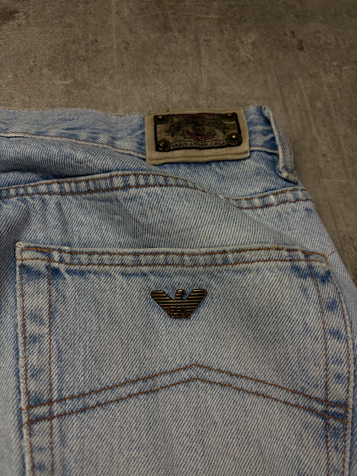 Armani Vintage Straight Fit Jeans