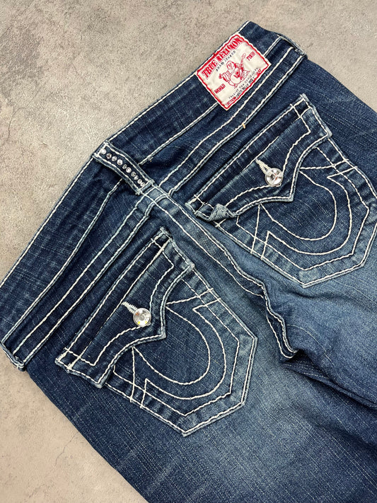 Ultra Rare True Religion With Strassstein Bootcut Lowwaist