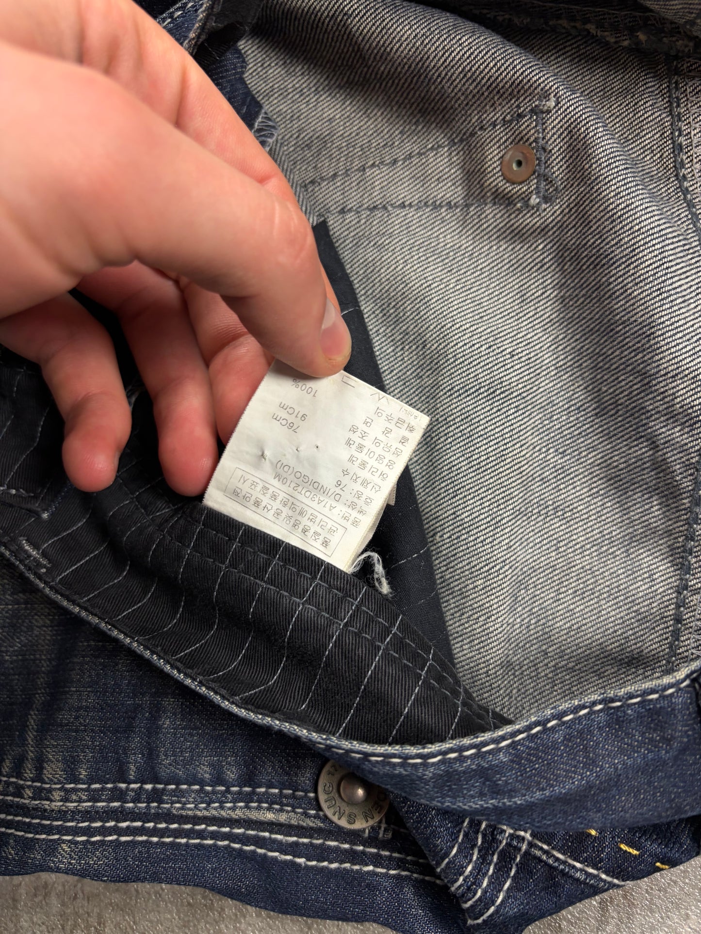 Vintage Japanese Aden Y2k Pasha Style Denim