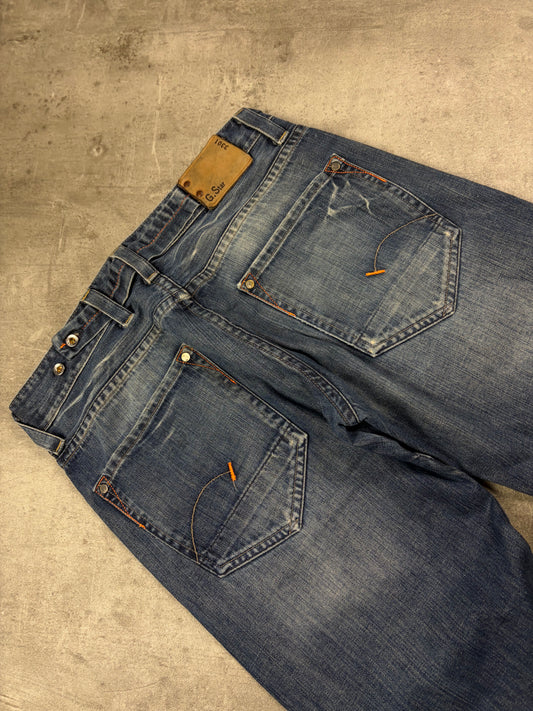 Vintage G-Star Embroidered Armani Baggy Jeans